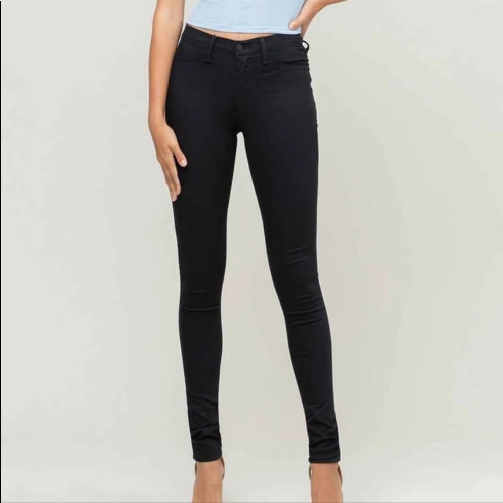 Flying Monkey skinny legging ankle zip denim 🦁